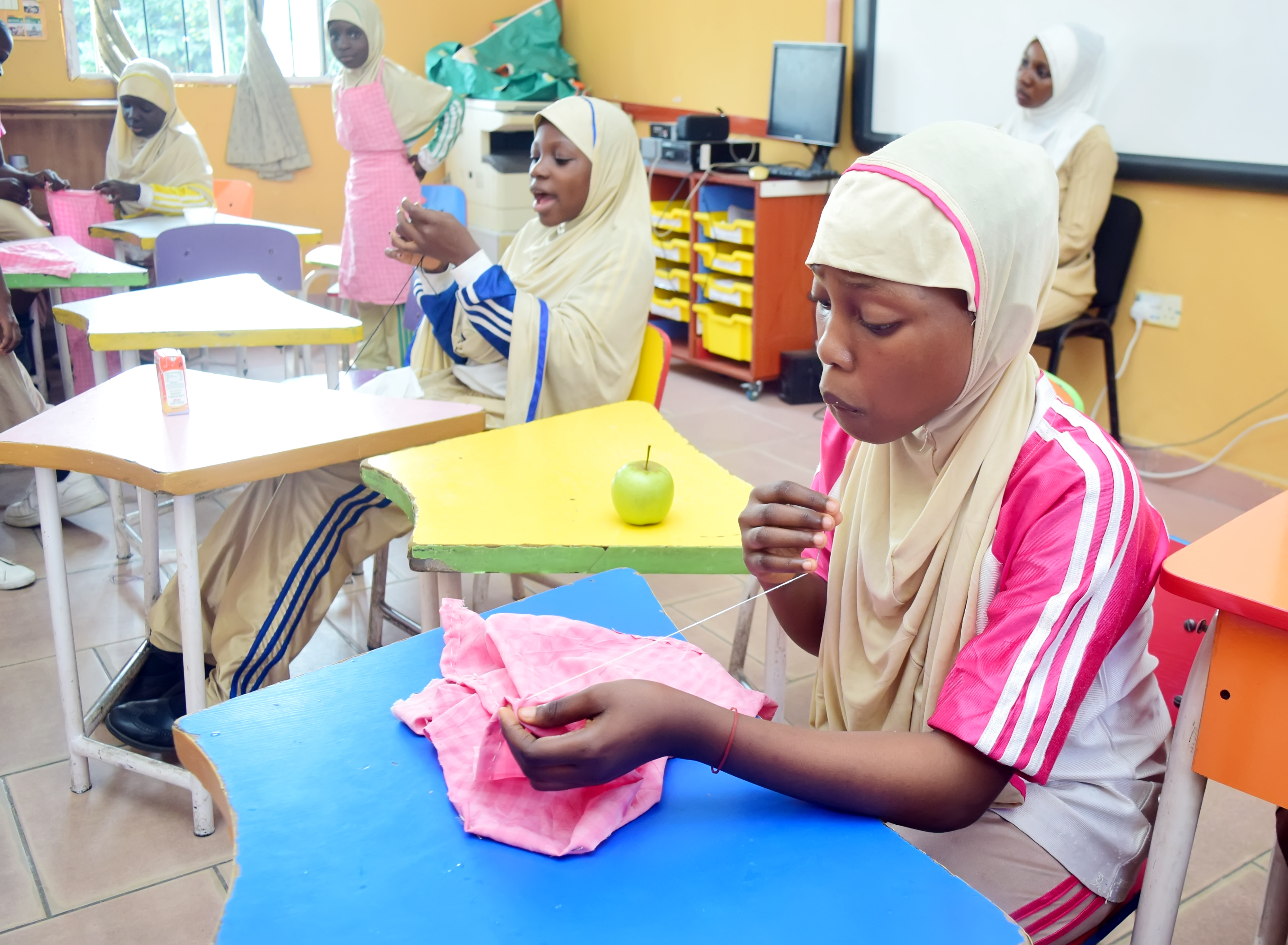 Practical sewing class
